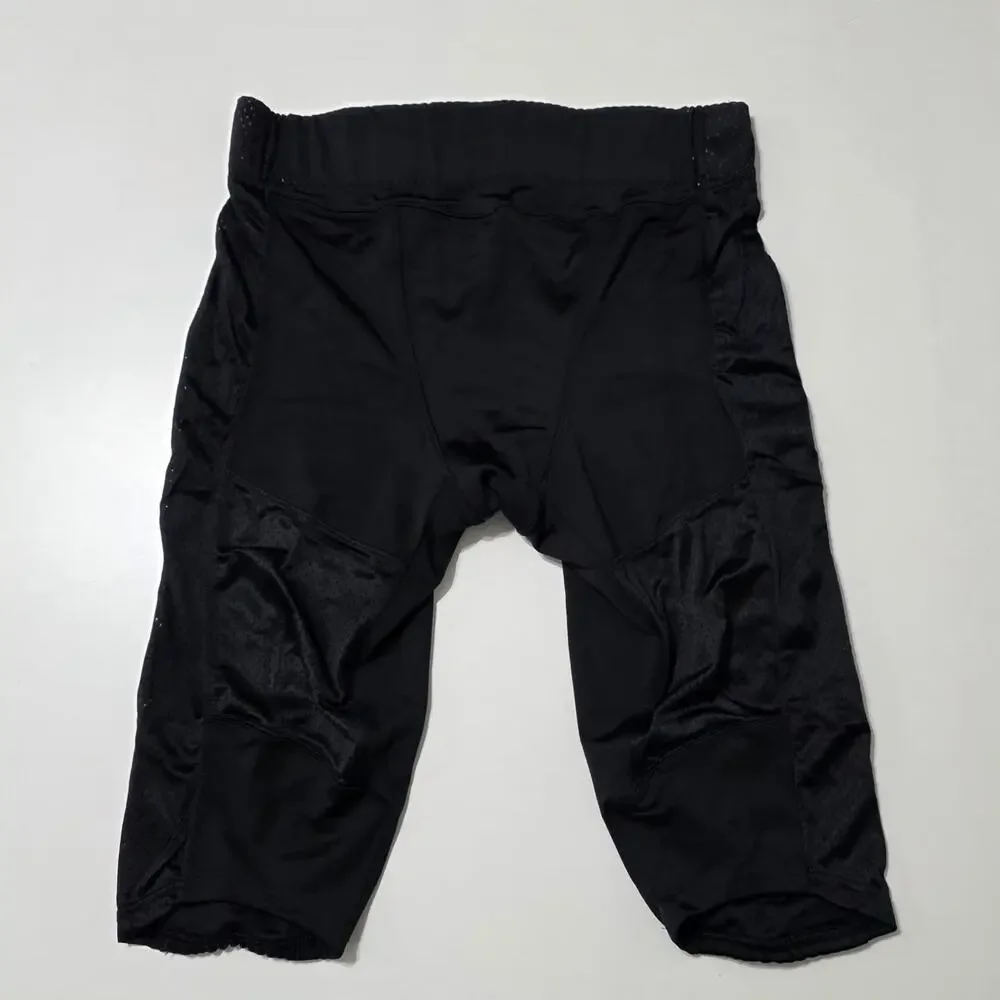 Nike Team Vapor Varsity Football 3/4 Pants 908728-010 Black White Men's Size L